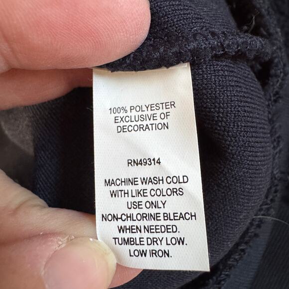 Duke University Champion Sherpa 1/2 Zip Pullover Hoodie Blue Devils Large EUC - Picture 7 of 10